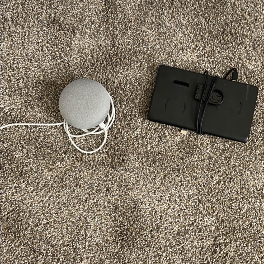 Google home & charging station